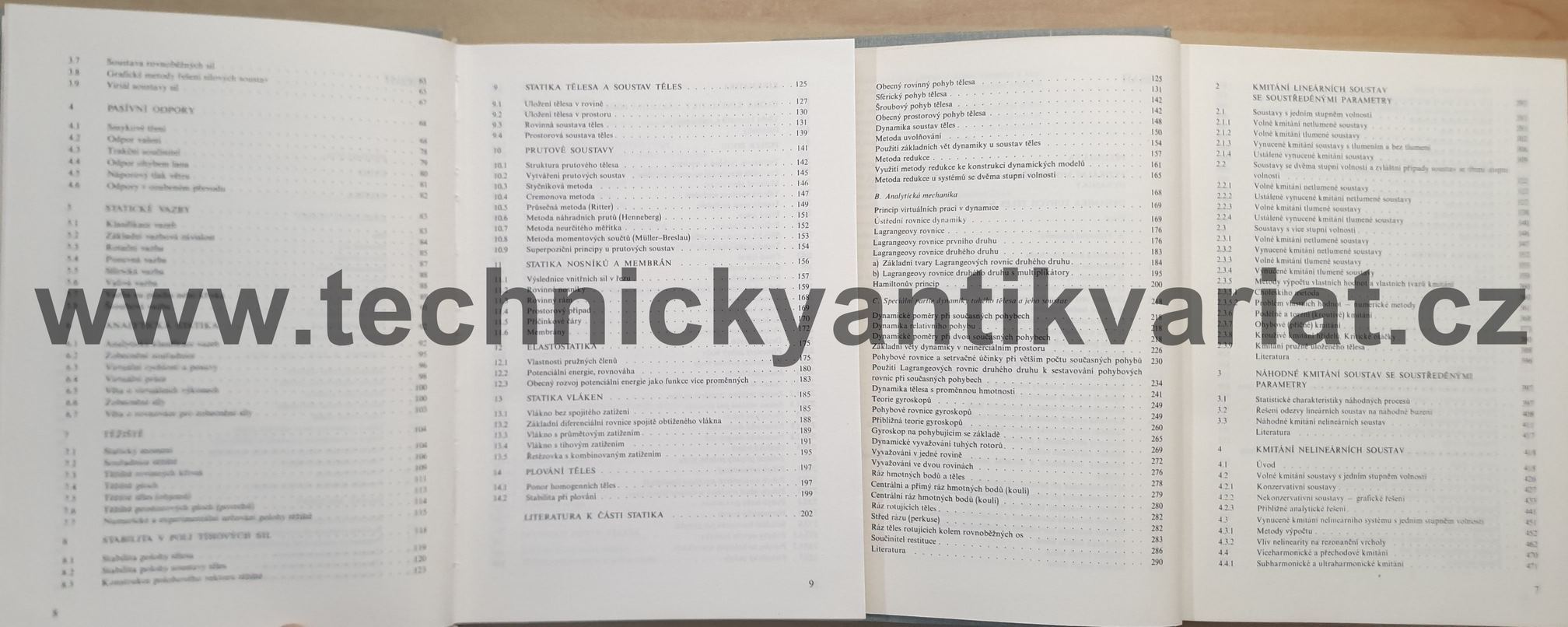 Mechanika I.,II., K. Juliš, R.Brepta (1986, 1987)