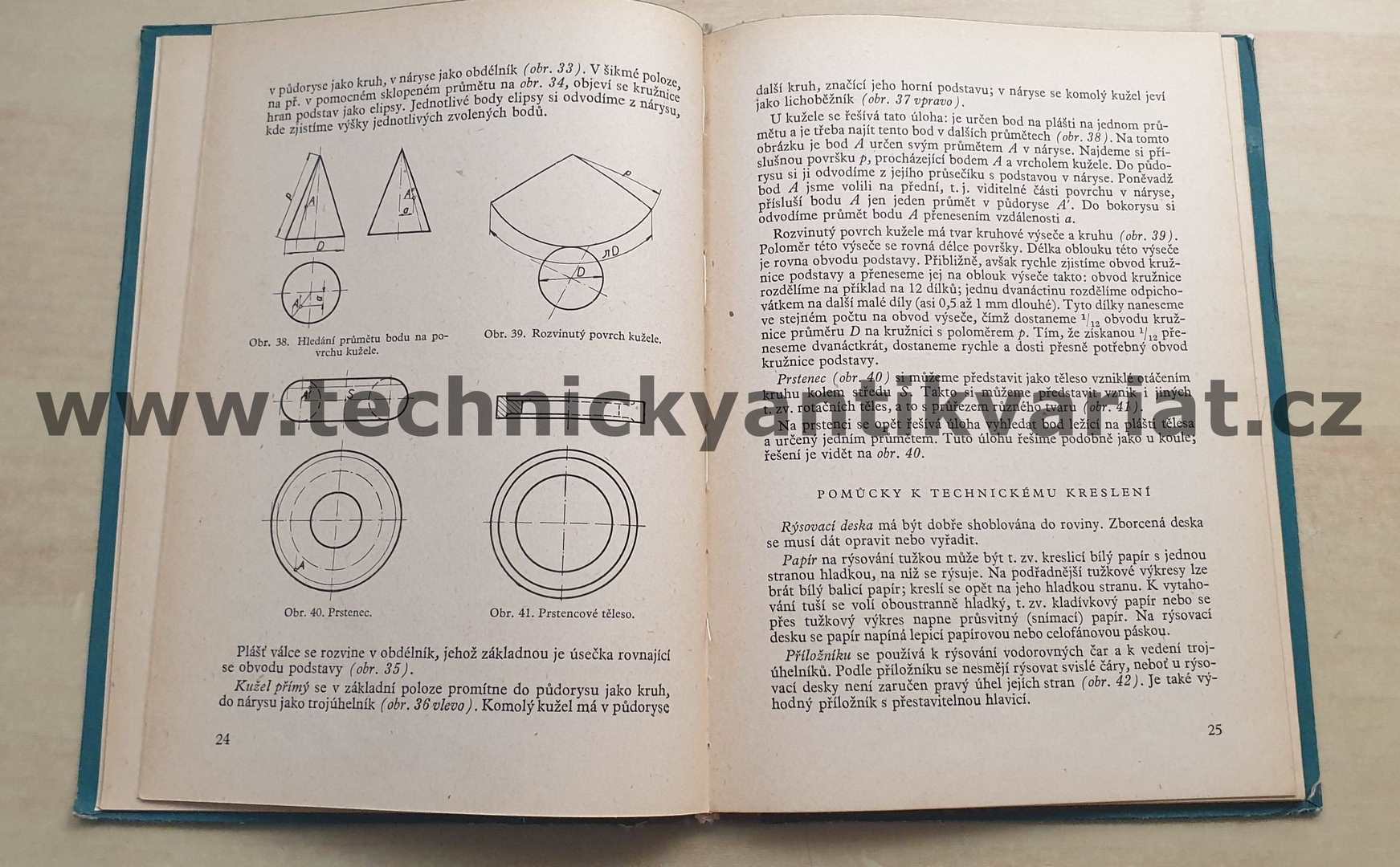 Strojnictví I. technické kreslení - Drbal, Halada, Novák, Šimůnek (1957)