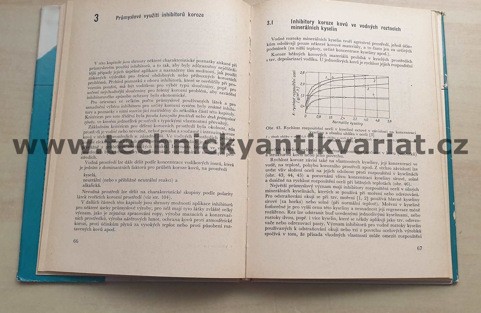 Inhibitory koroze kovů - L.Červený, J.Němcová (1964)
