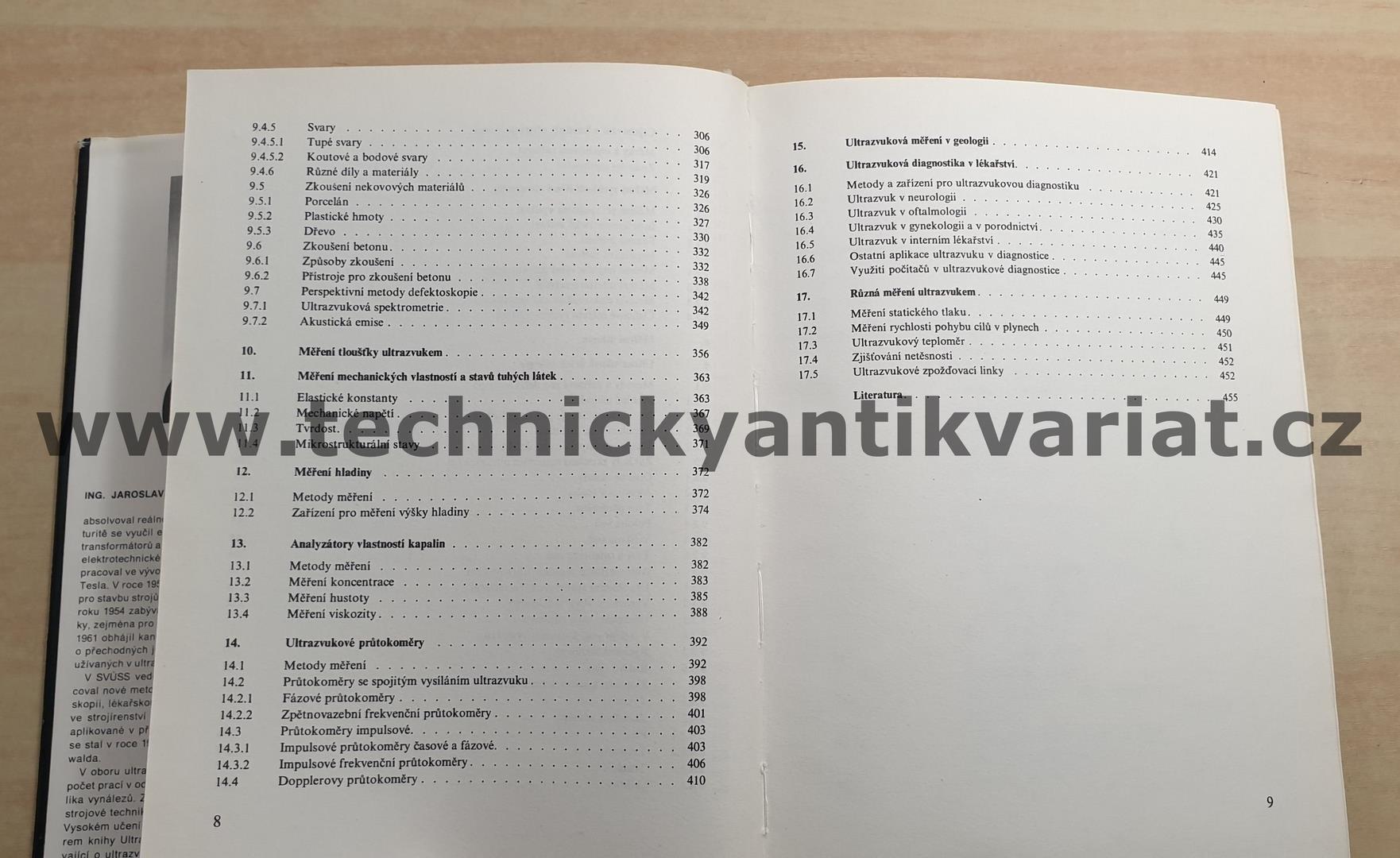 Ultrazvuk v měřicí technice - Jaroslav Obraz (1976)