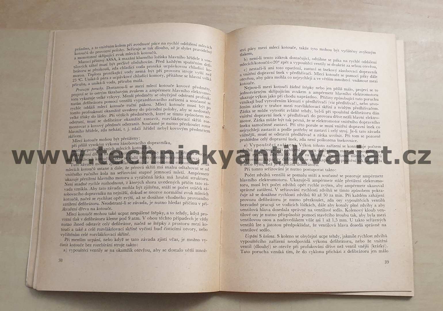 Výroba dřevovláknitých desek - Jaroslav Rendl (1957)