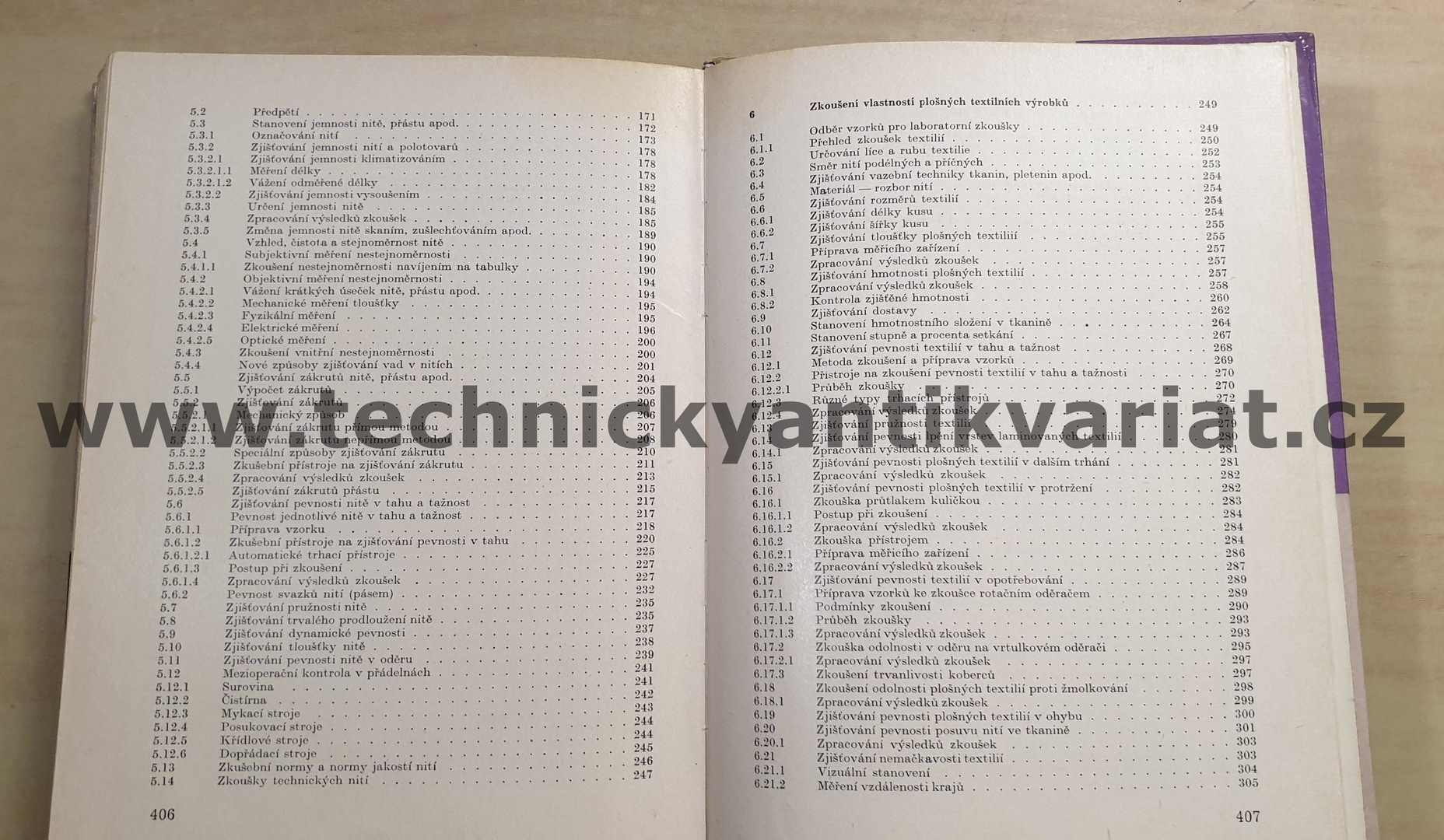 Zkoušení textilií - F.Pecháček, J.Jankovský (1976)