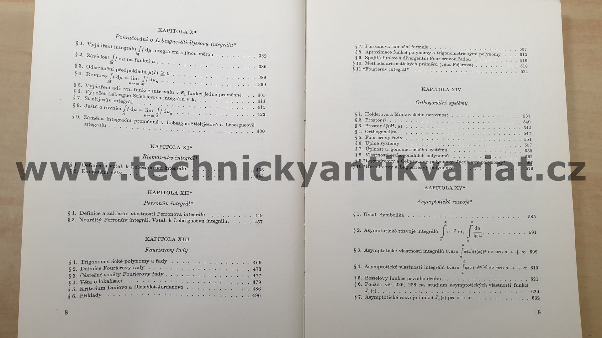 Integrální počet II.- Vojtěch Jarník (1976)