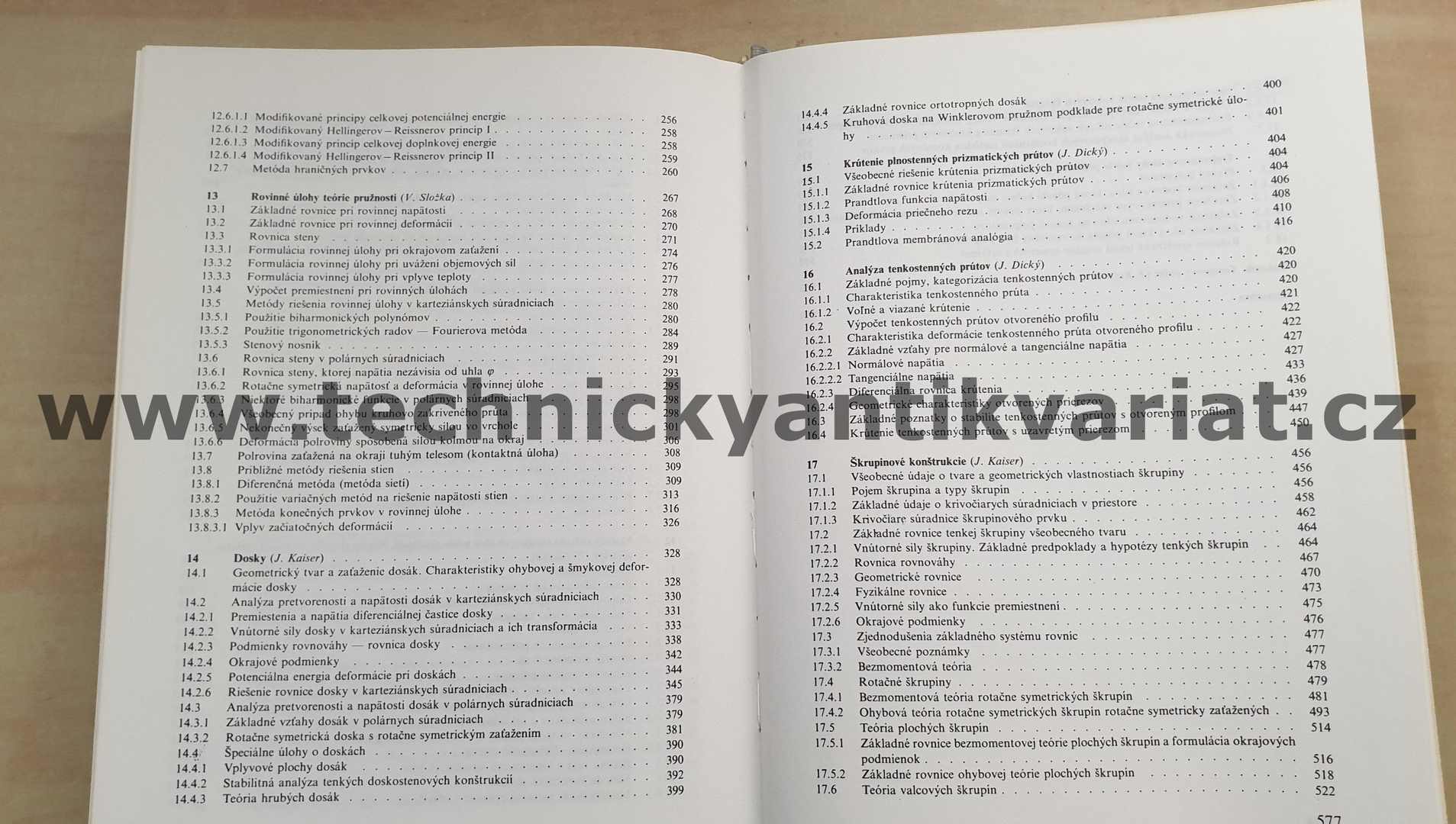Pružnost a plasticita I. J.Kaiser, V.Složka, J.Dický, V.Jurasov (1990)