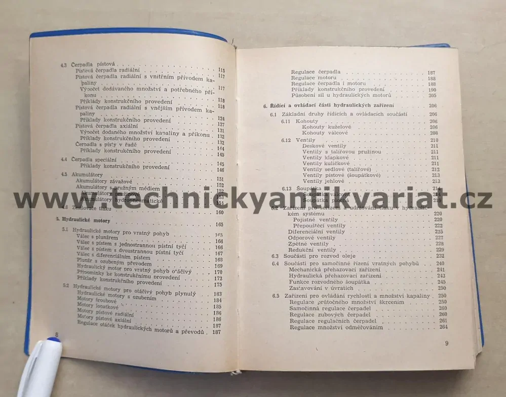 Funkce, obsluha a údržba hydraulických pohonů obráběcích strojů - Josef Pivoňka (1962)