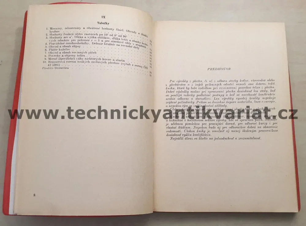 Rozvinovanie telies z plechu - Oskar Fukasz (1964)