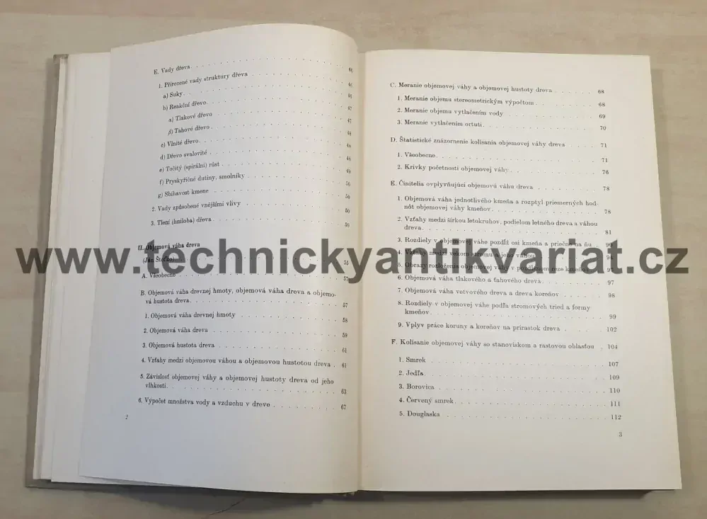 Mechanické a fyzikálne vlastnosti dreva - Lexa, Nečesaný, Paclt (1952)