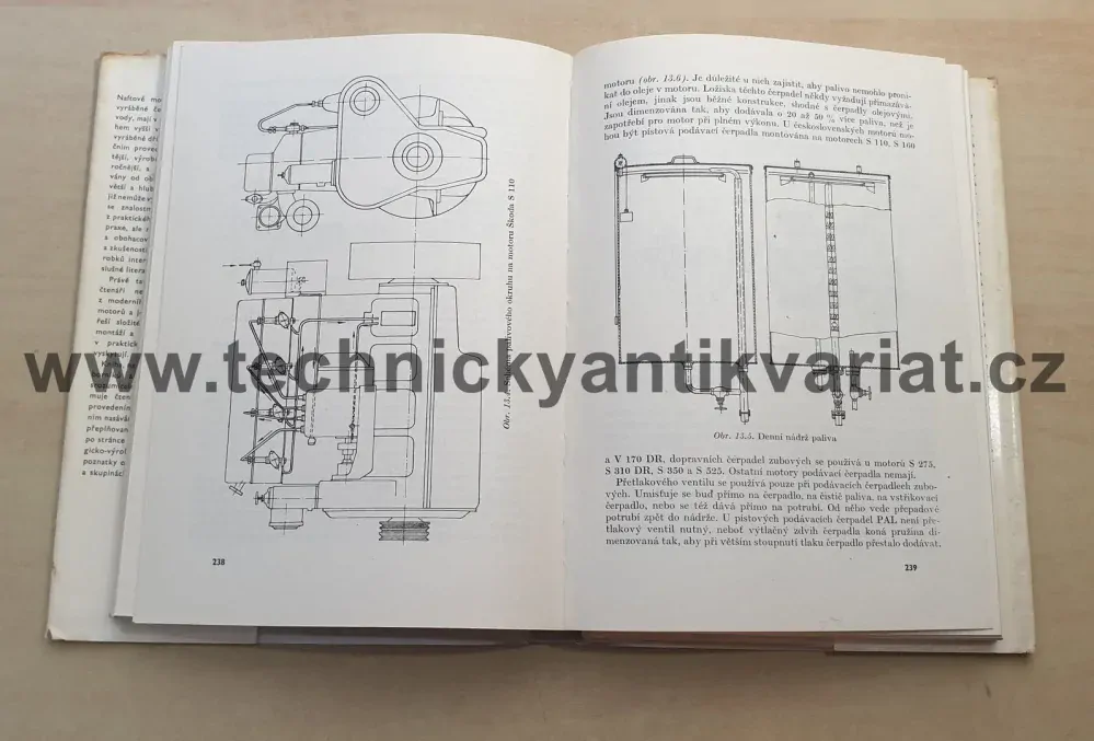 Údržba a opravy československých naftových motorů - Karel Znamirovský (1975)