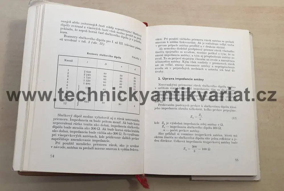 Montáž a údržba televizních antén - Ján Kožehuba (1968)