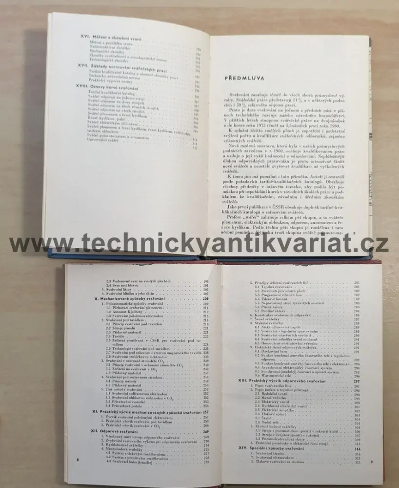 Svářeč I.,II. Brhlík, Hrabovec, Komora, Skonka, Vrána (1962, 1963)
