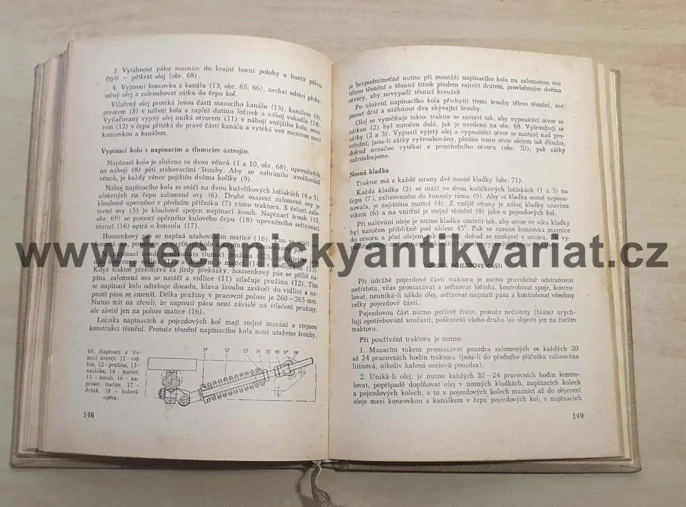 DT 54 příručka pro využití traktoru - B.P. Kašuba (1960)