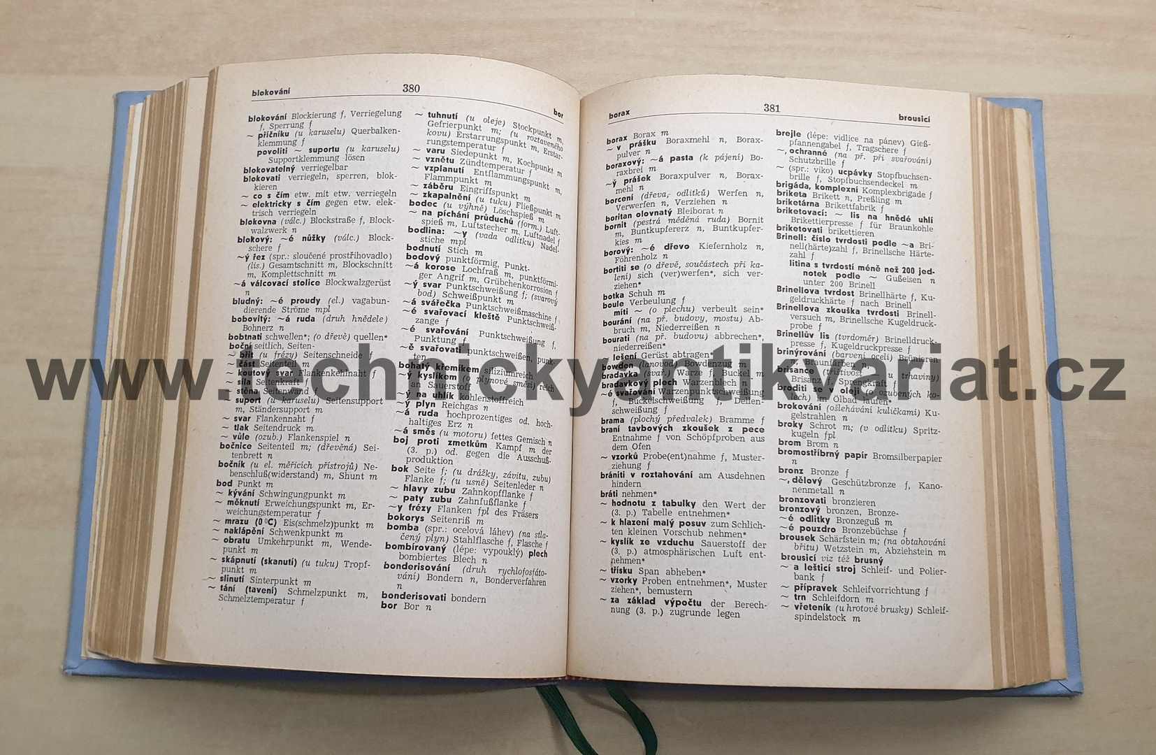 Německo-český a česko-německý slovník z mechanické technologie - František Soukup (1956)