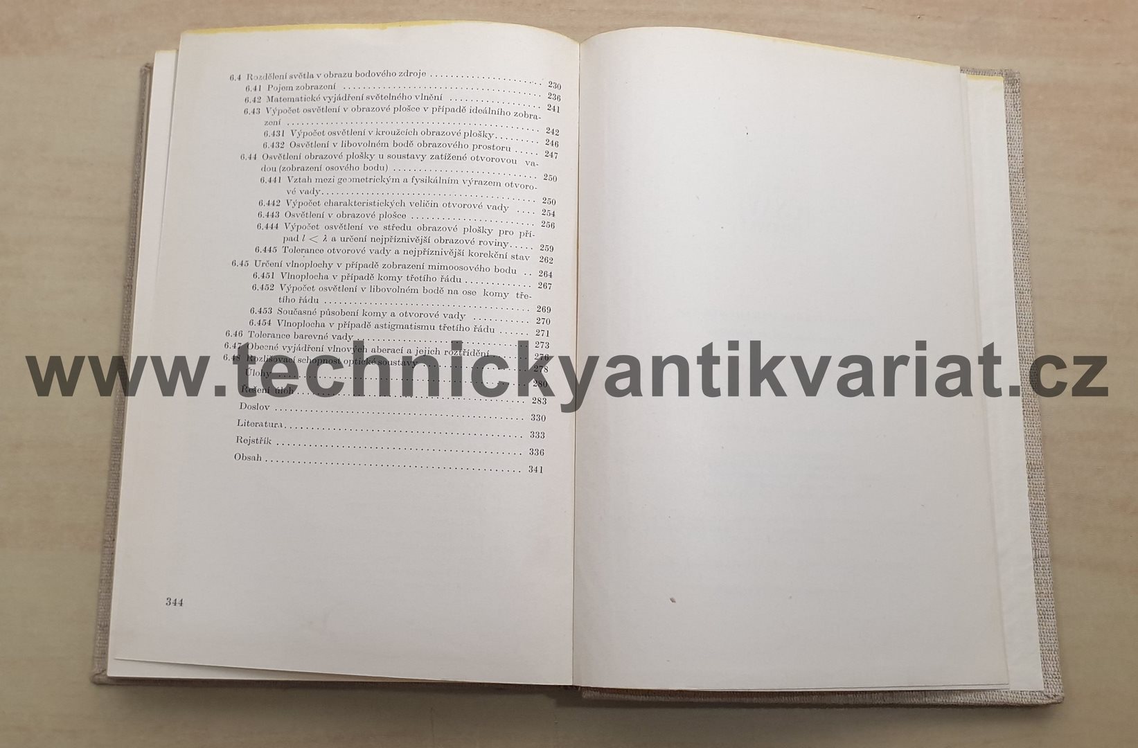 Geometrická optika I. díl, B.Havelka (1955)