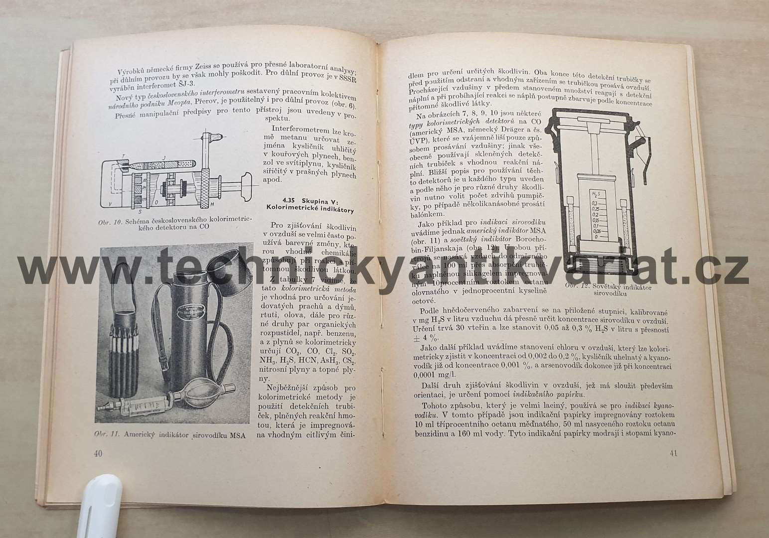 Ochranné a záchranné přístroje - B. Friedler, Z.Matoušek (1959)