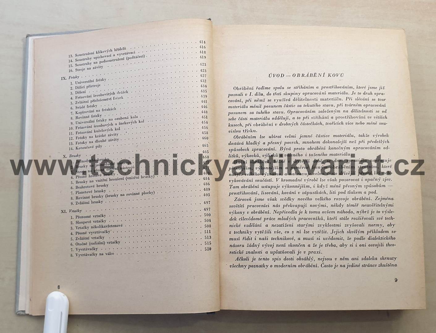 Technologie II. Obrábění kovů - Josef Huka (1954)
