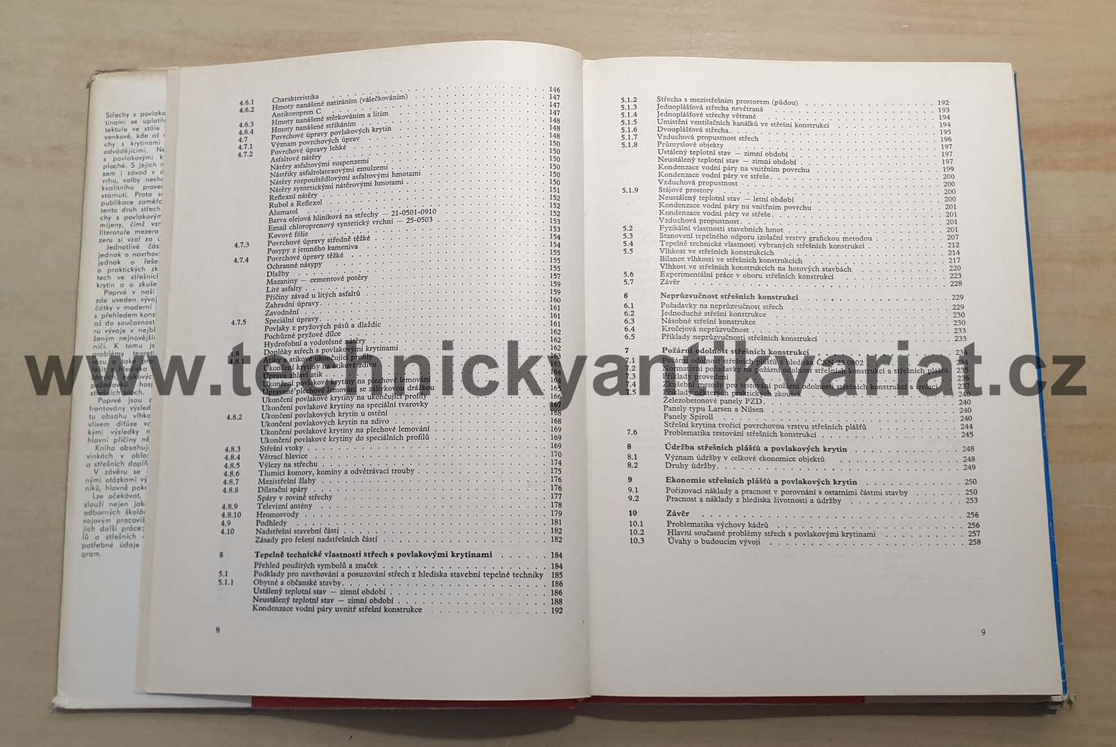 Střechy s povlakovými krytinami - Koželucha (1979)