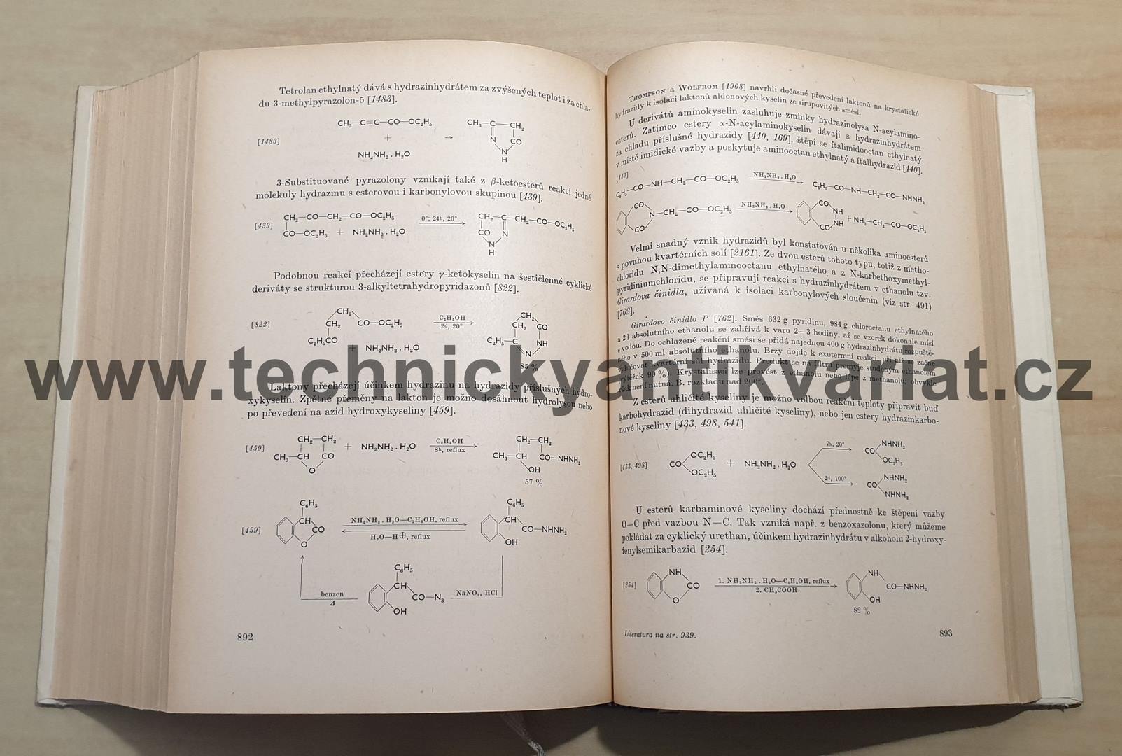 Preparativní reakce v organické chemii IV. Alkylace, funkční přeměny aldehydů, ketonů a karbonových kyselin - Ernest, Heřmánek, 1959)