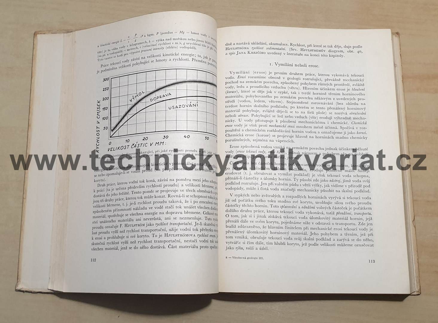 Všeobecná geologie III. vnější geologické síly, zemský povrch, geolog. činnost vody - Radim Ketter (1954)