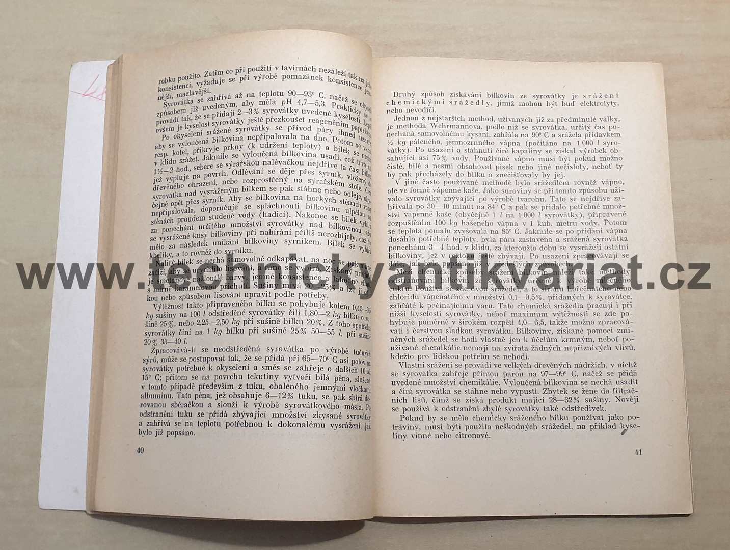 Zužitkování syrovátky - Josef Šiman (1950)