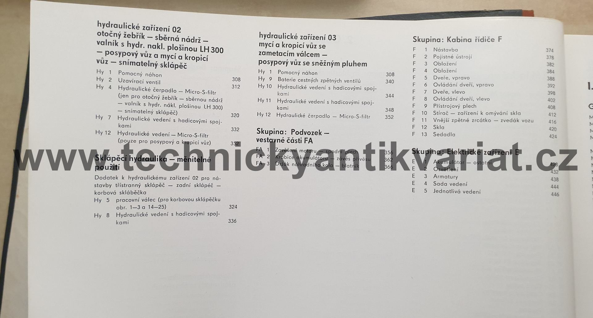 Multicar 25 - katalog náhradních dílů (1984)