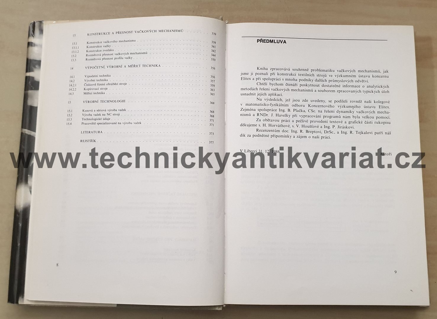 Vačkové mechanismy - Koloc, Václavík (1988)