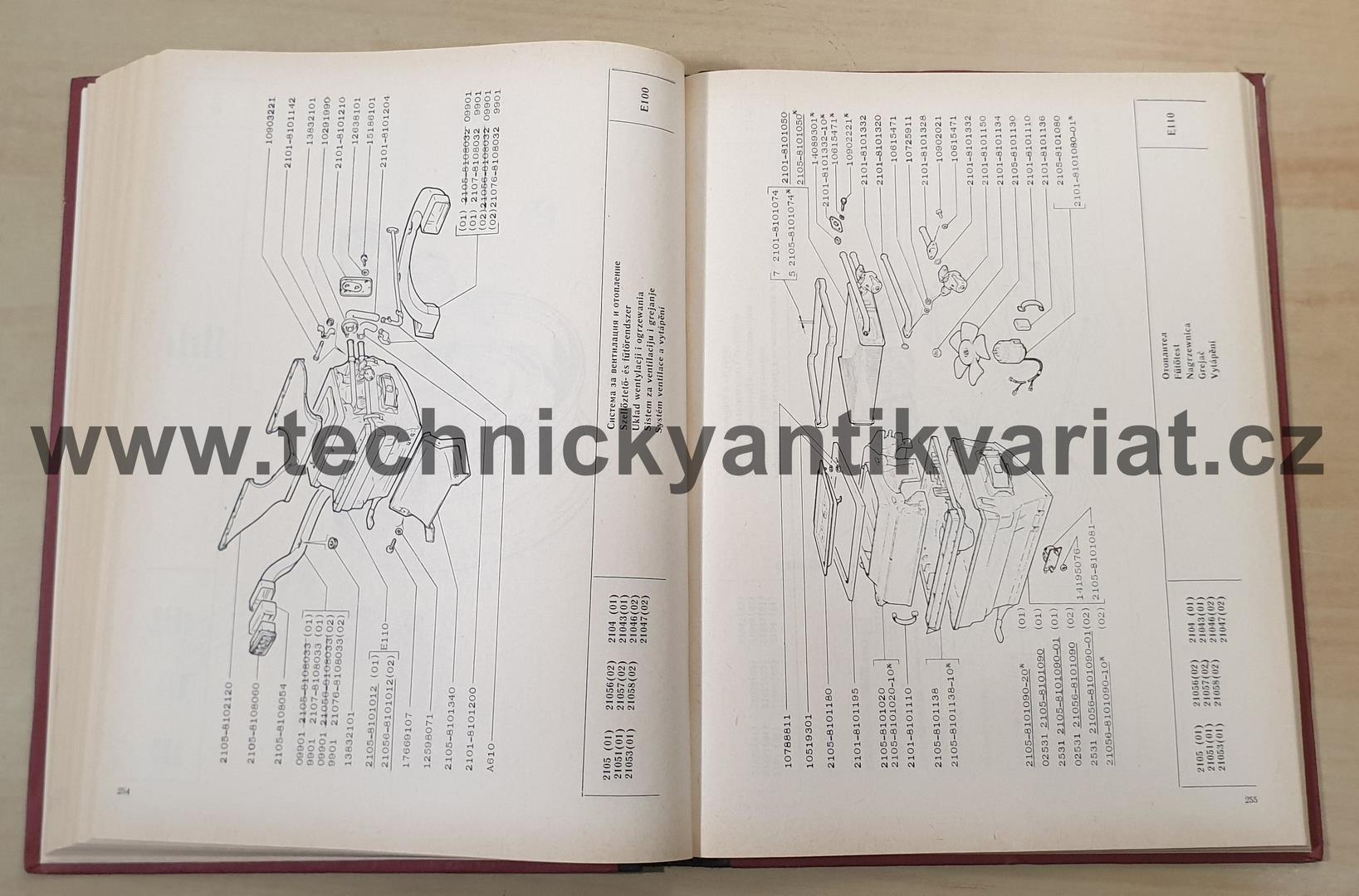 VAZ 2104, 2105 - katalog (1988)