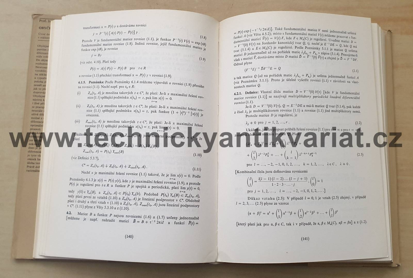 Obyčejné diferenciální rovnice - Jaroslav Kurzweil (1978)
