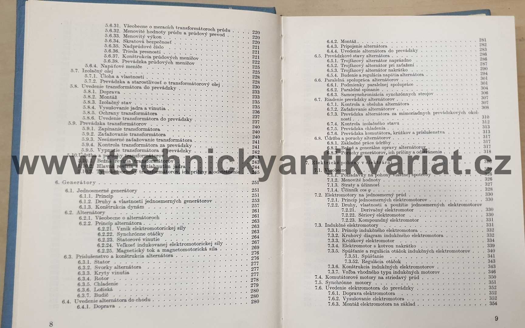 Elektrické zariadenie elektrárne - F. Gajarský (1960)