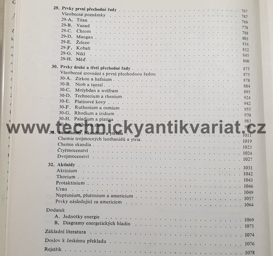 Anorganická chemie - Cotton, Wilkinson (1973)