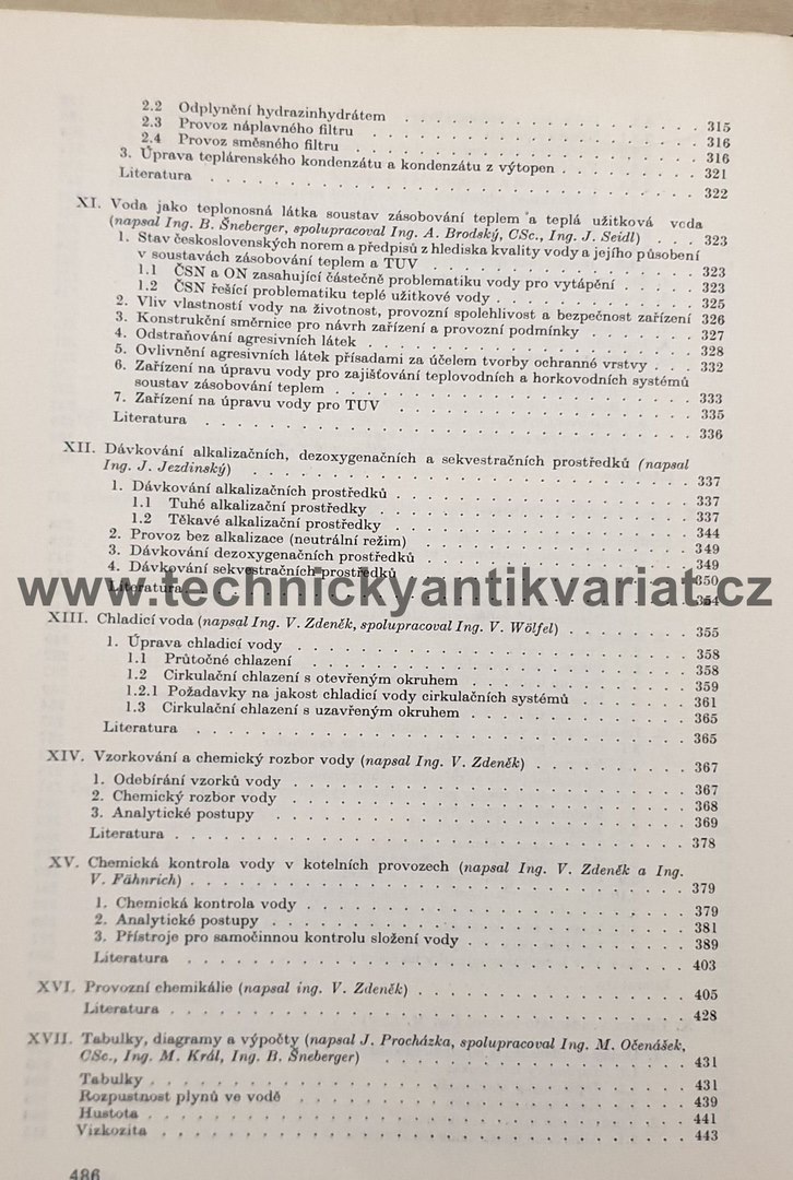 Technická příručka pro pracovníky oboru úpravy průmyslových vod (1973)
