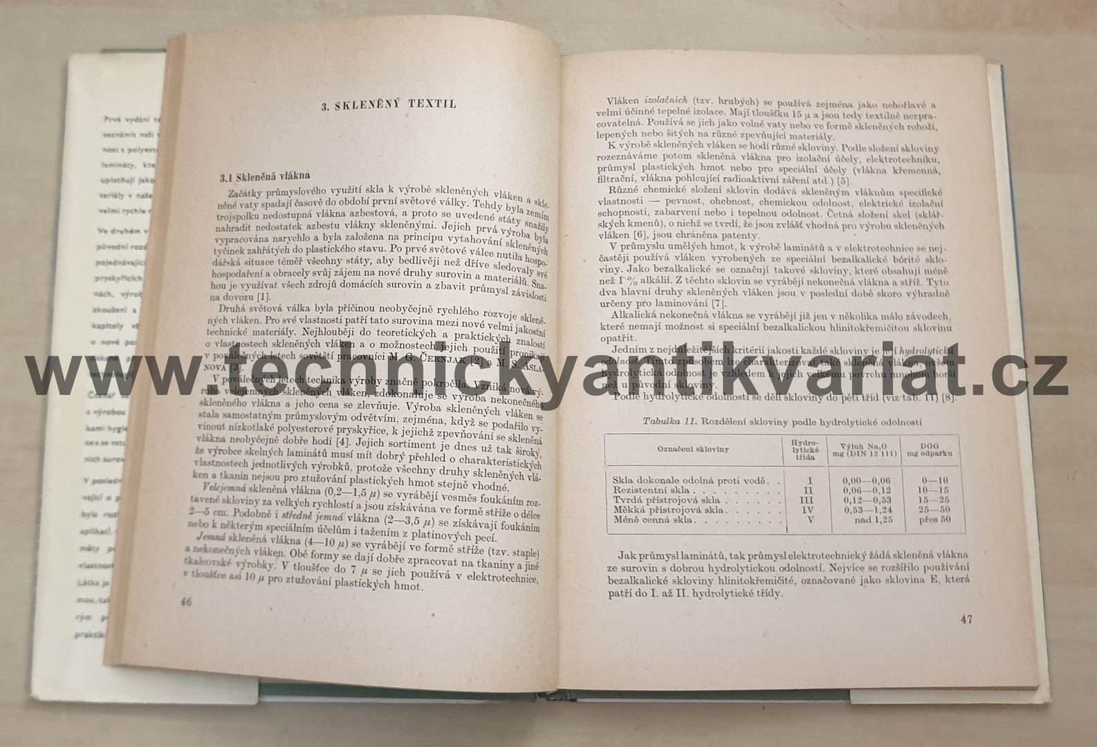 Polyesterové skelné lamináty - Šternschuss, Zvonař, Slezák, Kučera (1962