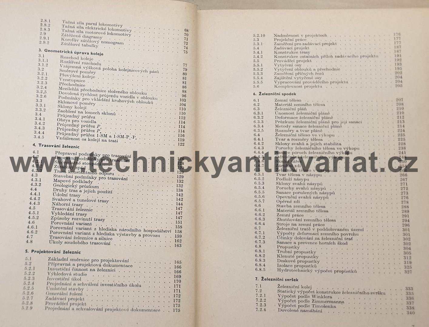Železniční stavitelství I., II. díl - F.Klimeš (1965, 1966)