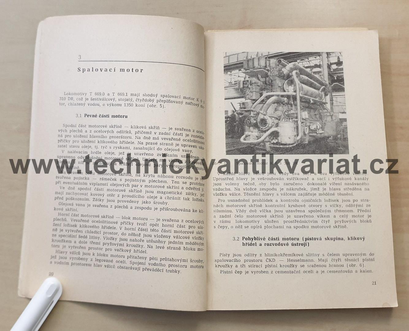 T669.0, T669.1 motorové lokomotivy - Bek, Chmelík (1971)