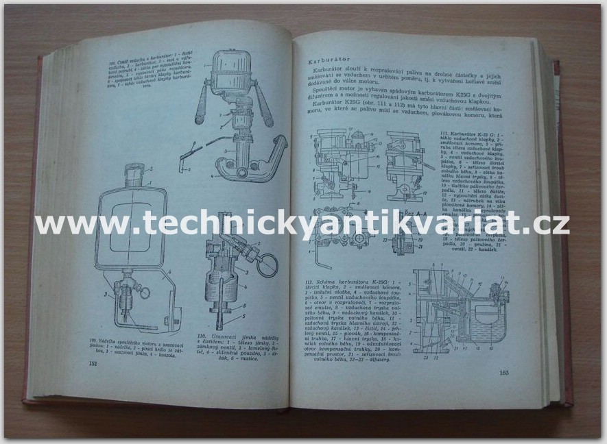 Traktor S100, S80 - popis, katalog náhradních dílů (1963)