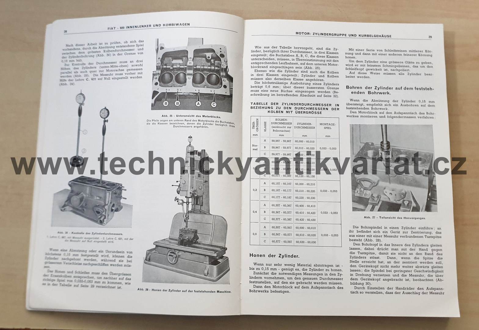 Fiat 600, 600D - Reparaturhandbuch (1961)