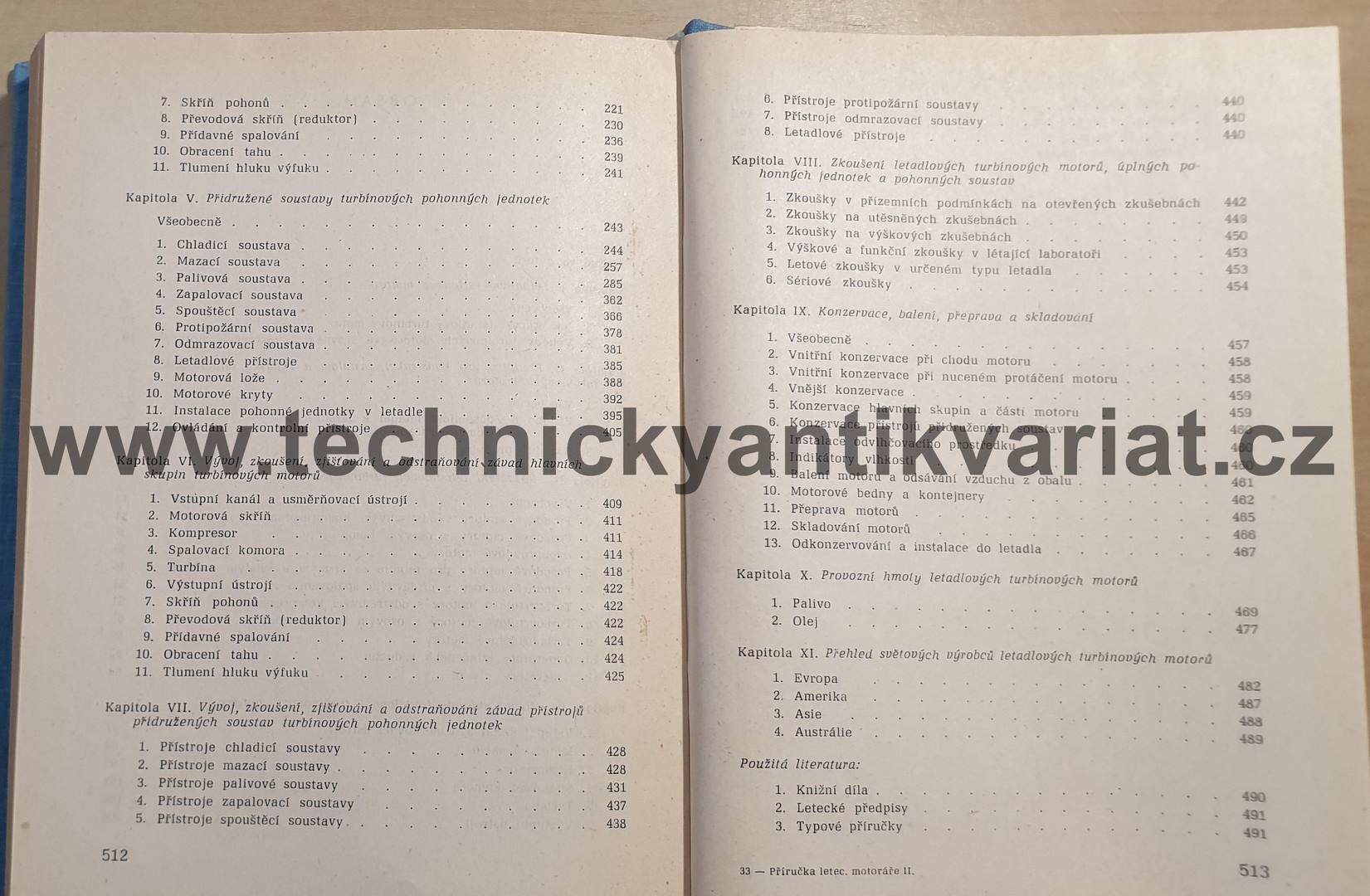 Příručka leteckého motoráře I.II, Bohumil Vršinský (1964, 1966)