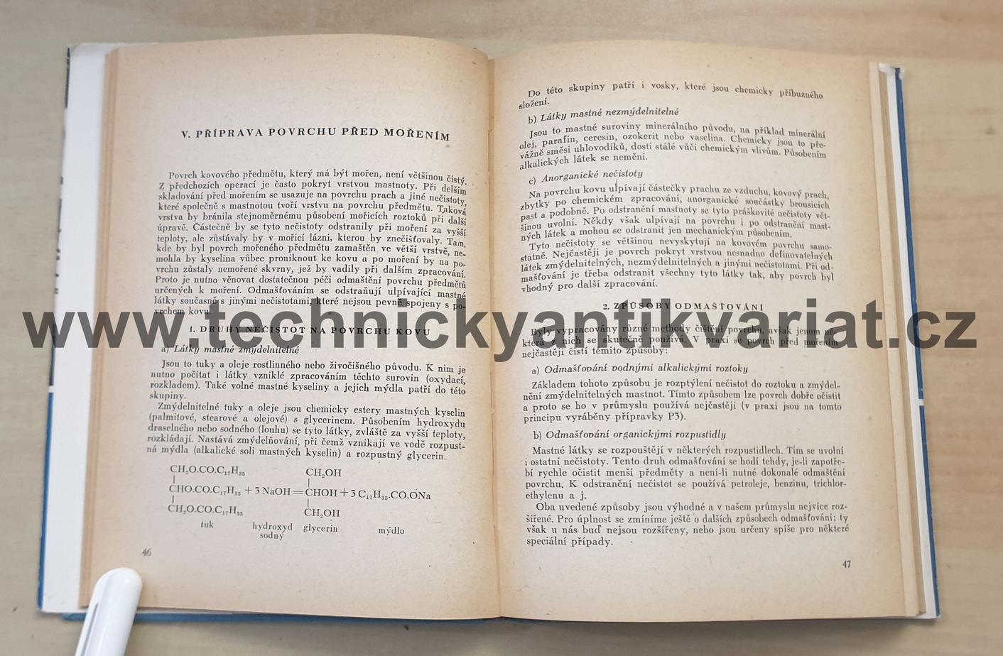 Moření oceli a litiny - J.Roneš, M.Jaroš (1955)