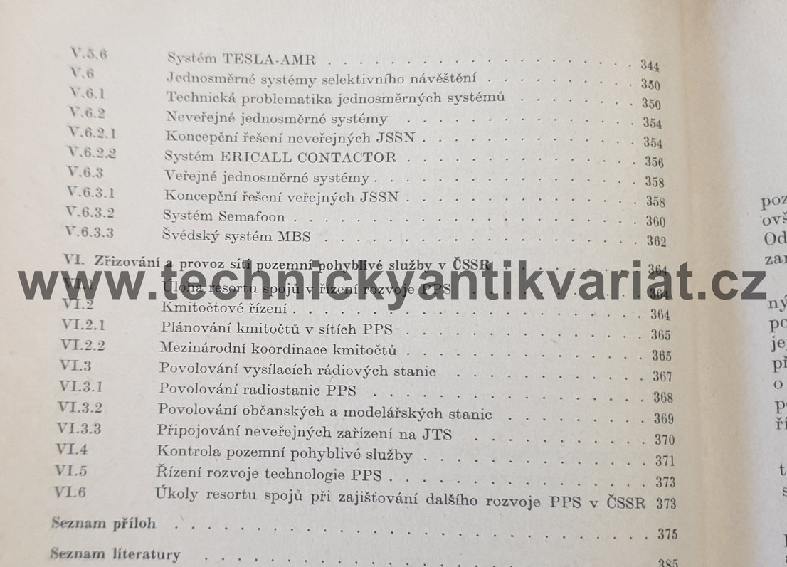 Pozemní pohyblivé radiokomunikační služby - E. Linhart (1982)