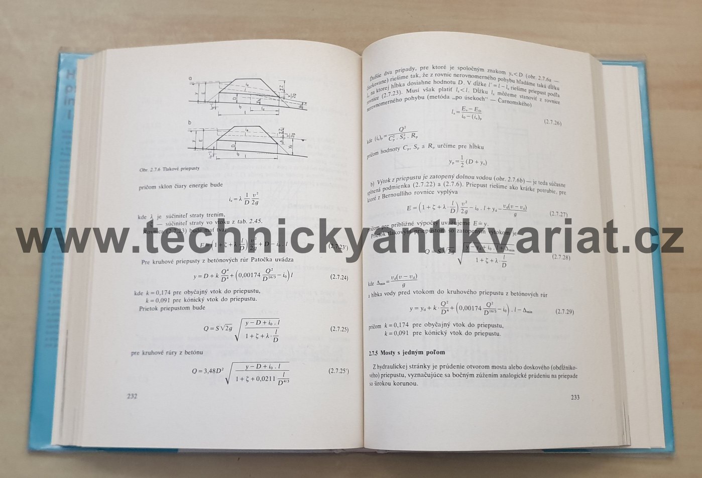 Hydraulika pre stavebných inženýrov 1. objekty a potrubia - E.Masiar, J.Kamenský (1985)