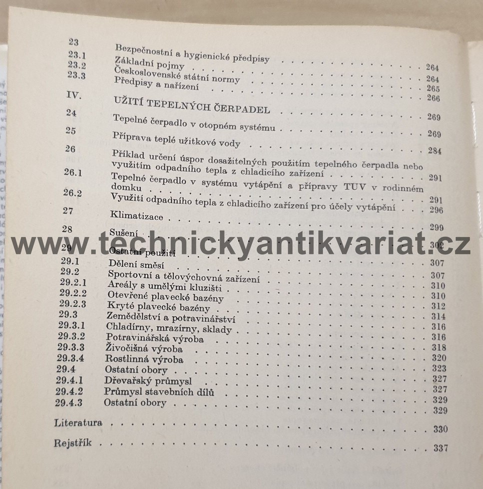 Tepelná čerpadla - Z. Dvořák, L.Klazar, J. Petrák (1987)