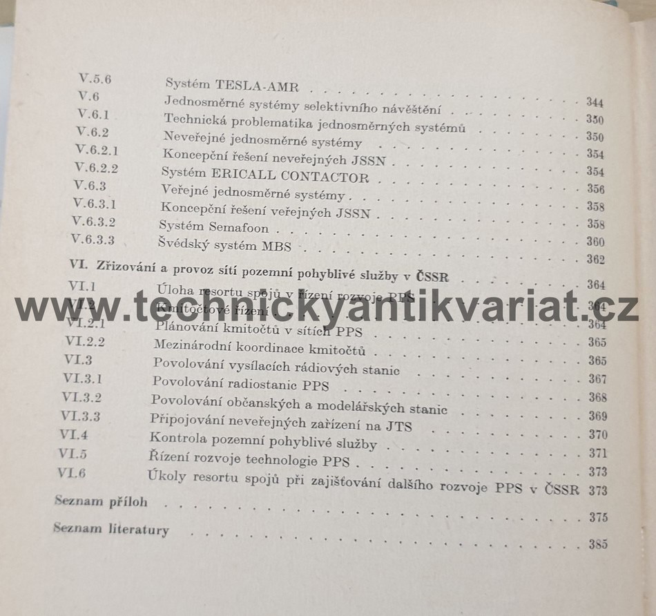 Pozemní pohyblivé radiokomunikační služby - E. Linhart (1982)