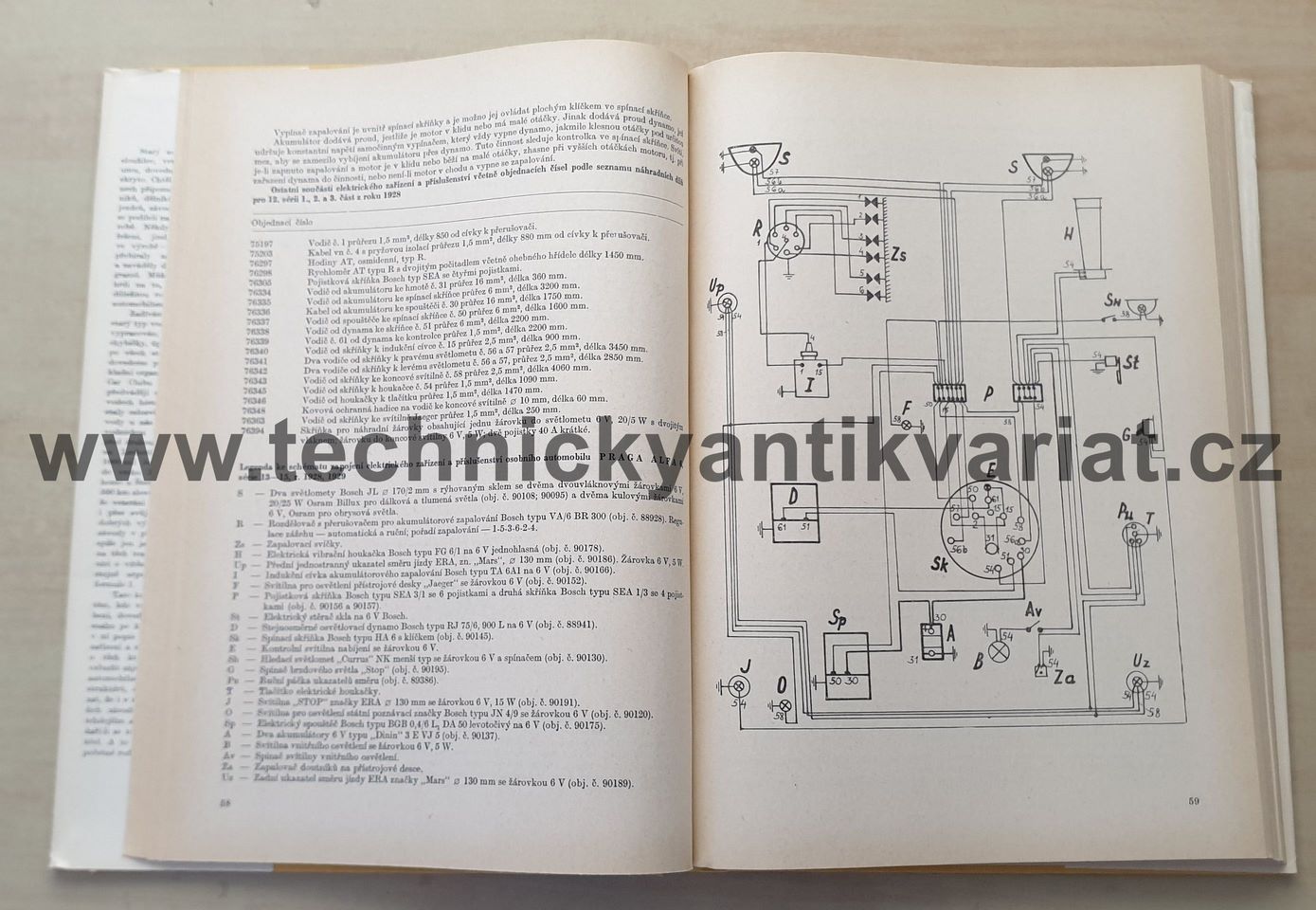 Elektrické zařízení automobilů veteránů - Jaroslav Cholevík (1979)