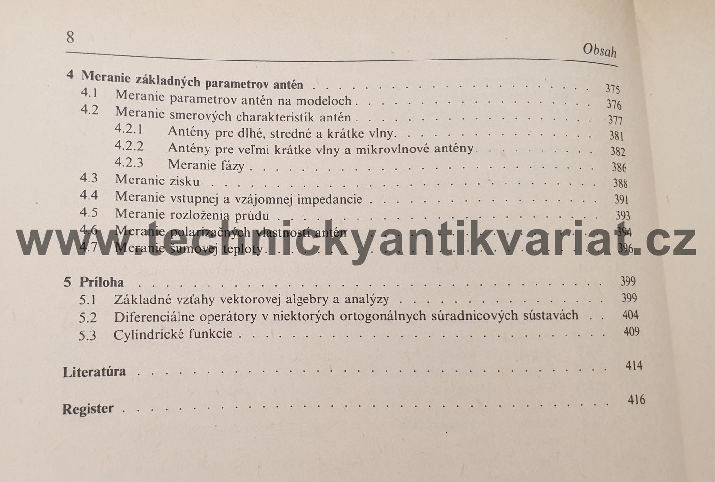 Antény a šíření elektromagnetických vln - Vávra, Turán (1989)