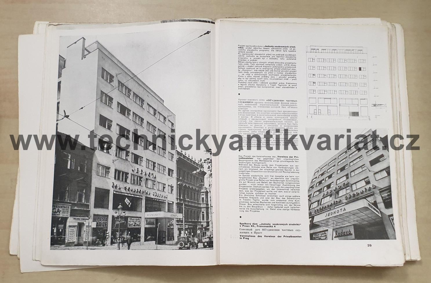 Práce Jaromíra Krejcara - esma 2 - Karel Teigl (1933) 