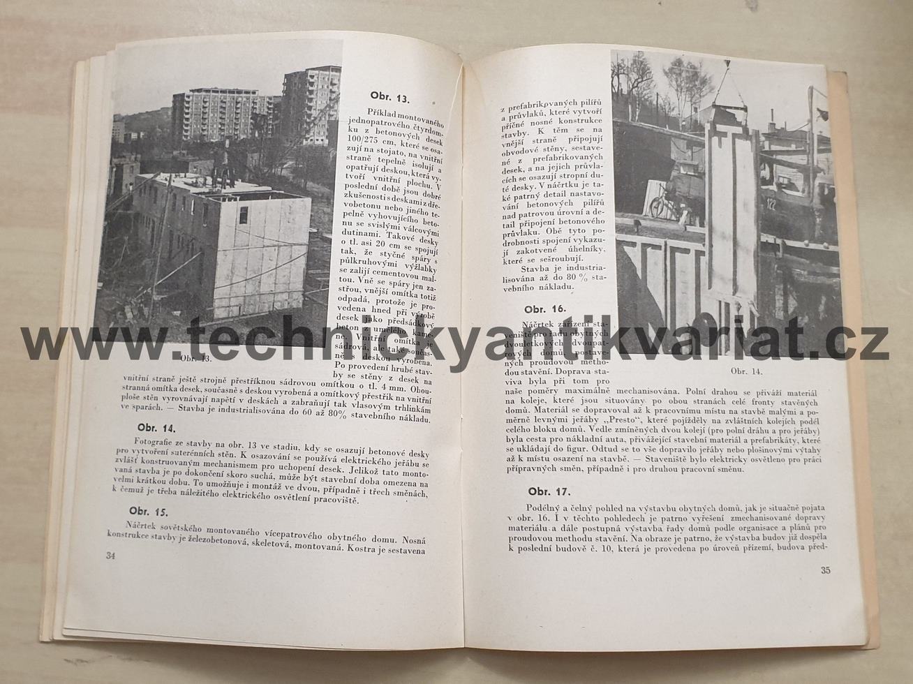 Zprůmyslnění výstavba budov a stavebních prefabrikáty - S. Ondřej (1951)
