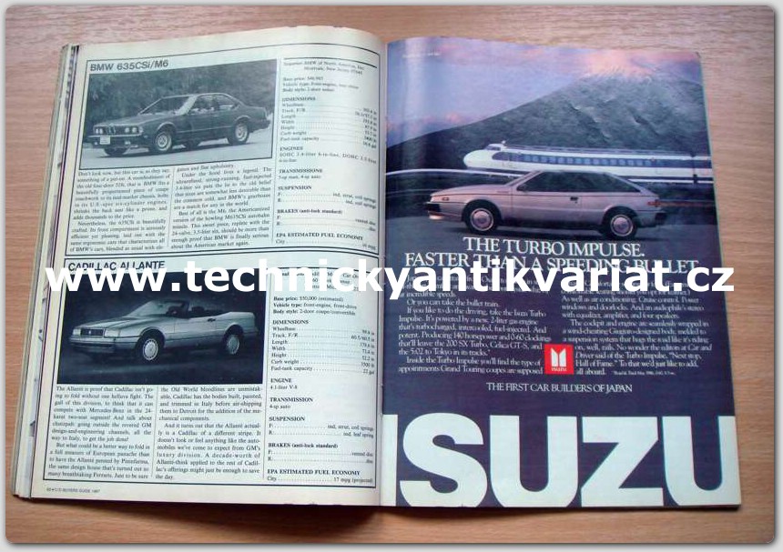 Cars and Drive Buyers Guide 1987