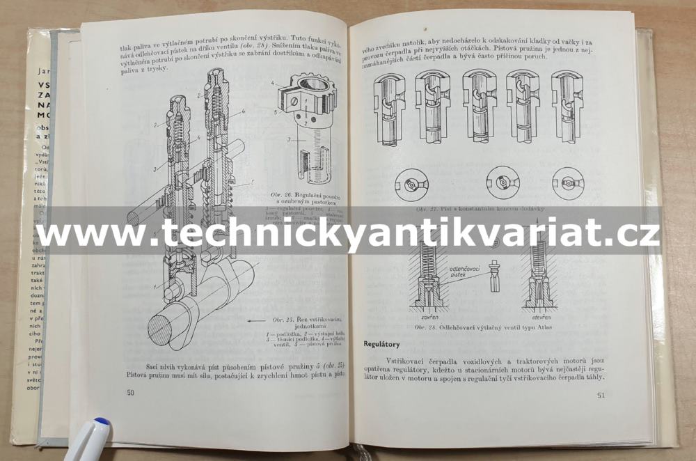 Vstřikovací zařízení naftových motorů - Jaromír Indra (1969)
