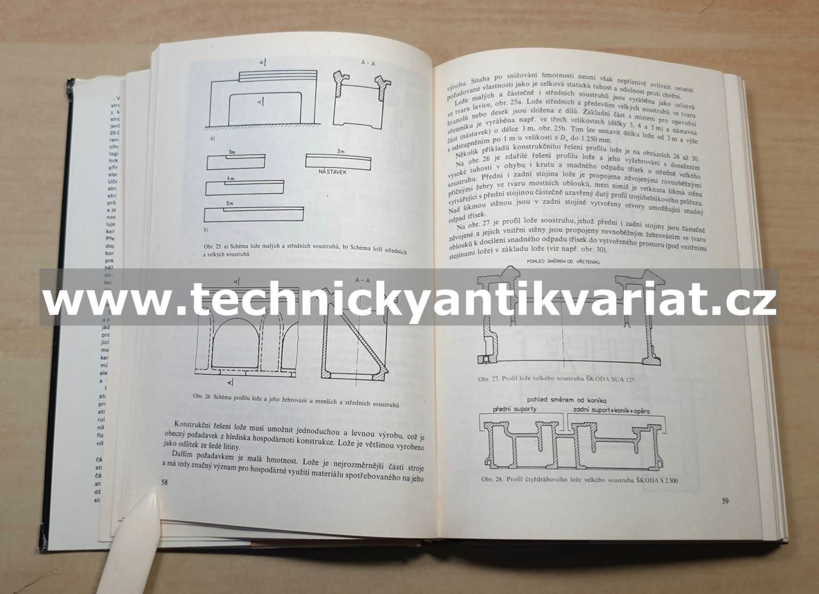 Teorie a konstrukce výrobních strojů II. Obráběcí stroje - J. Ženíšek, J. Kratochvíl, Vl. Vacek. B. Zieba (1988)