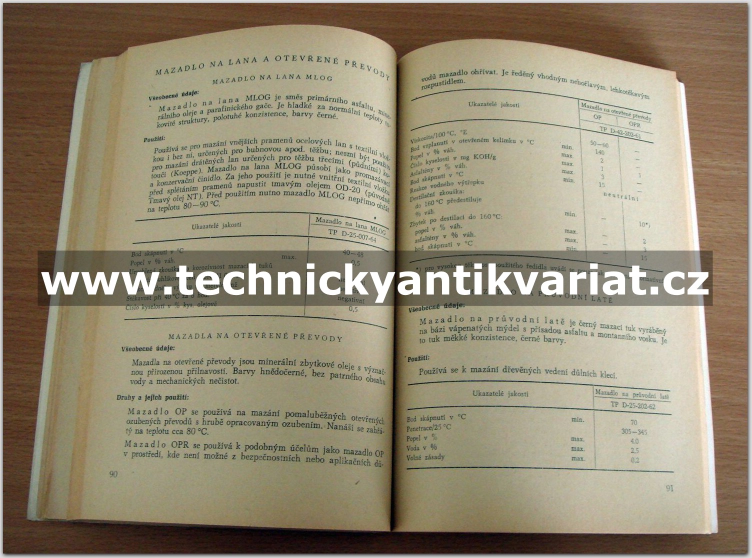 Katalog pohoných látek, maziv a jiných ropných výrobků