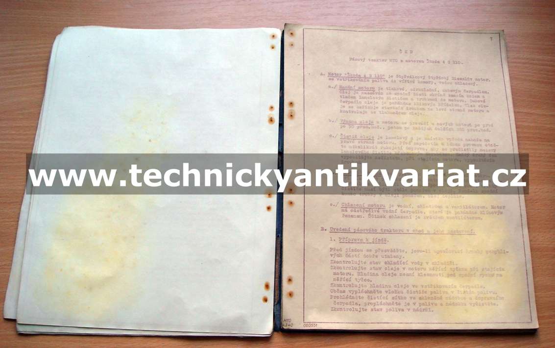 Pásový traktor HTO